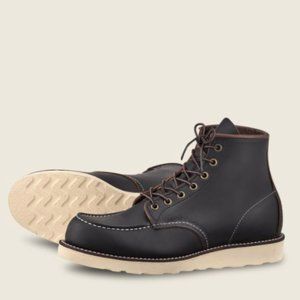Red Wing Moc Toe Workboot, Size 11, Black